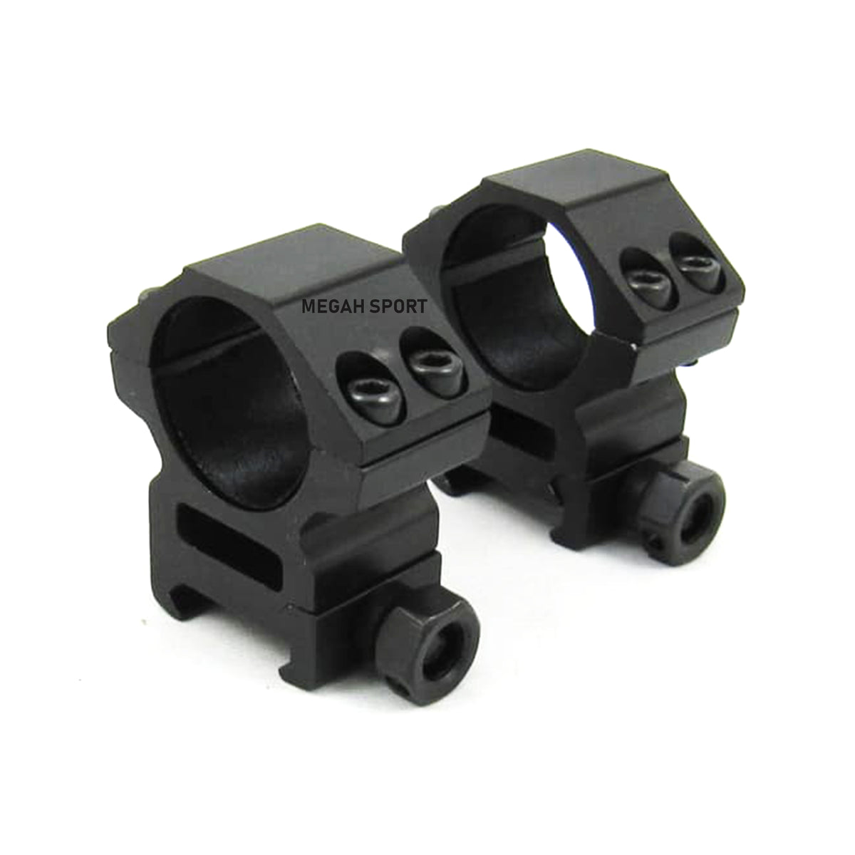 RING MOUNTING RAMBO DOUBLE BAUT OD 25.4mm / 1 inch 3/8 5/8 (MT530) - Megah Sport