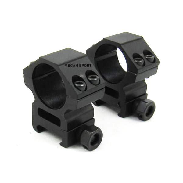 RING MOUNTING RAMBO DOUBLE BAUT OD 25.4mm / 1 inch 3/8 5/8 (MT530) - Megah Sport