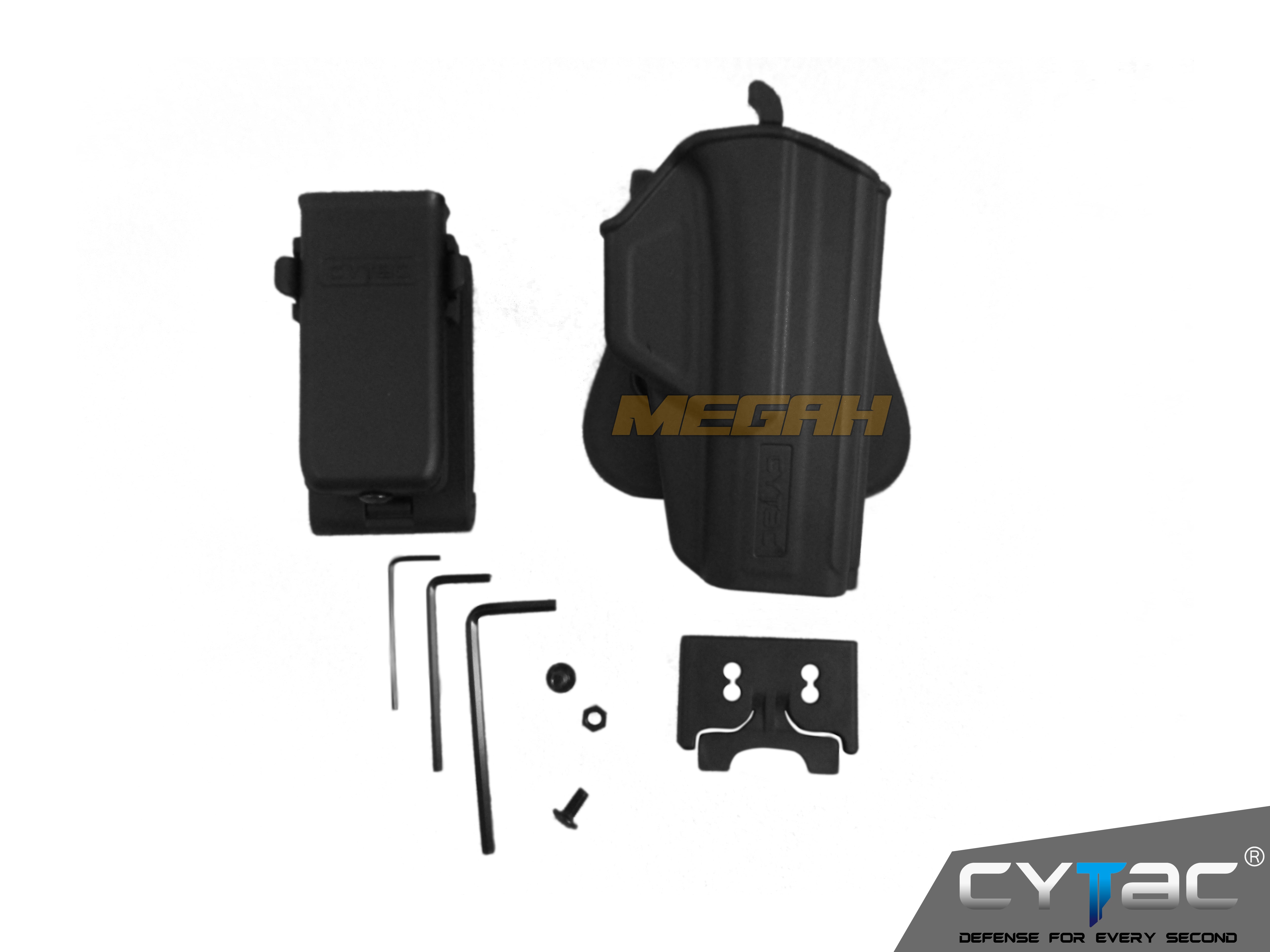 CYTAC T-THUMBSMART SERIES GLOCK 17, 19, 22, 23, 31, 32 Gambar sekunder produk