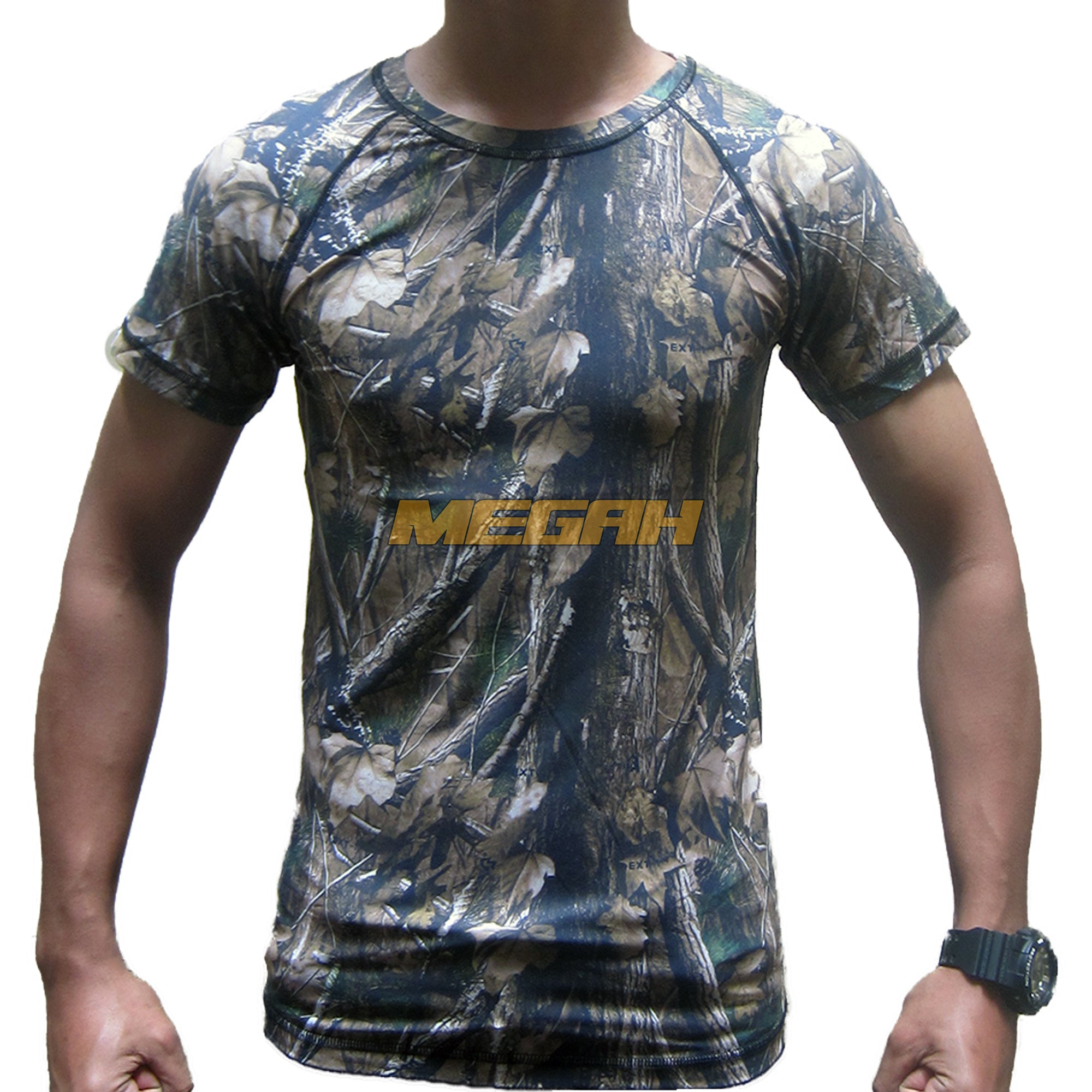 CAMO TANGAN PENDEK LYCRA (KS118) - Megah Sport