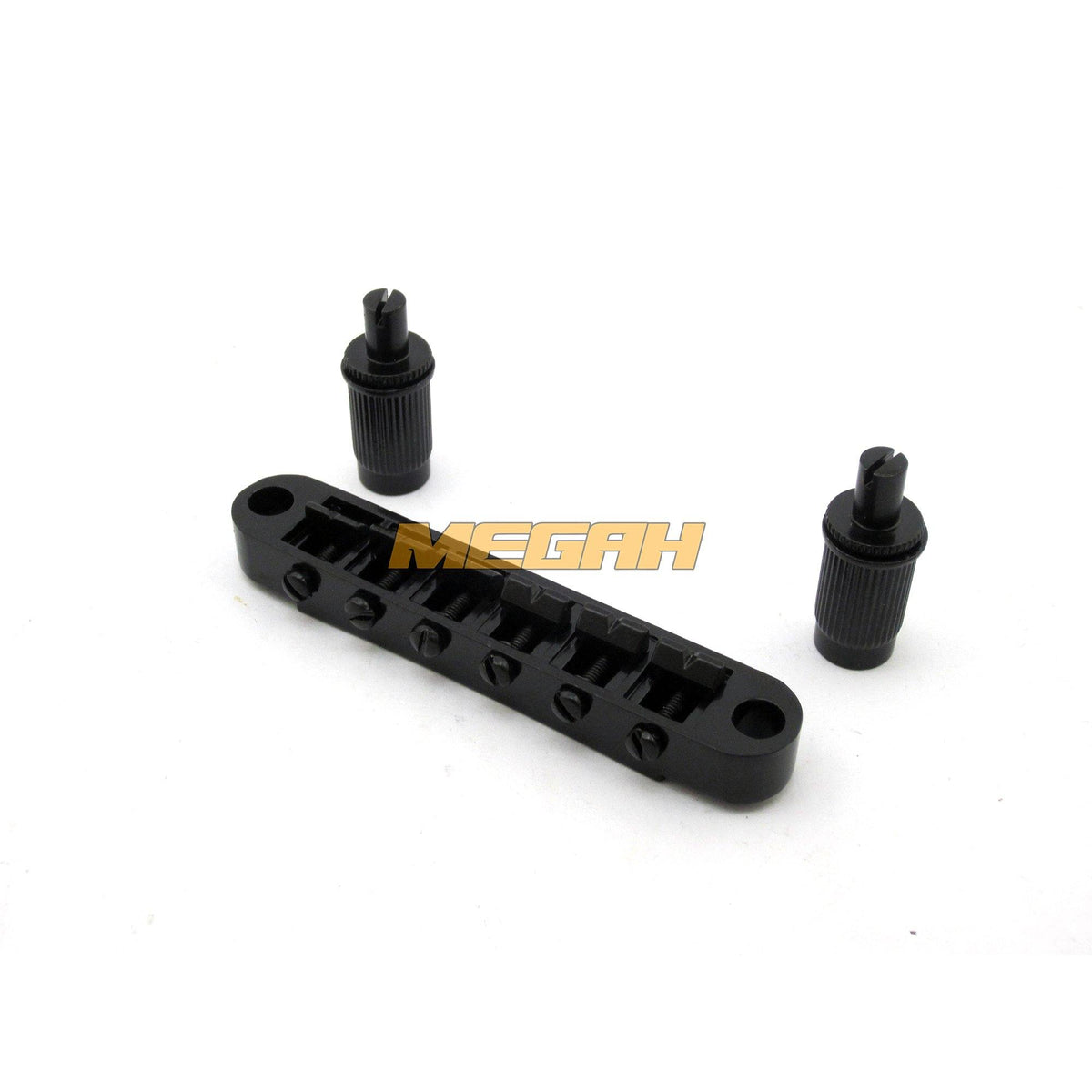BRIDGE GIBSON ATAS 6 STRING KOREA - BLACK (AG093) - Megah Sport