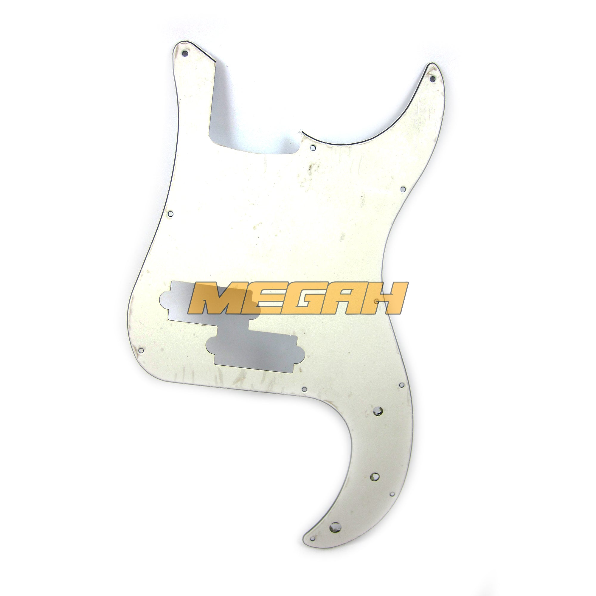 PICKGUARD PRETITION BASS - WHITE (AG321) - Megah Sport