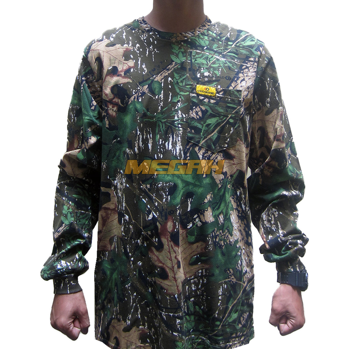 GREYHOUN 3L-4L CAMO OBLONG TANGN PANJANG (KS098) - Megah Sport