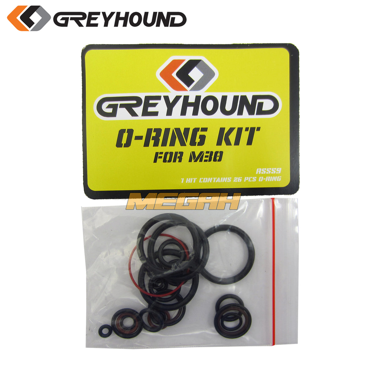 SPAREPART O RING KIT GREYHOUND M30 (AS559) - Megah Sport