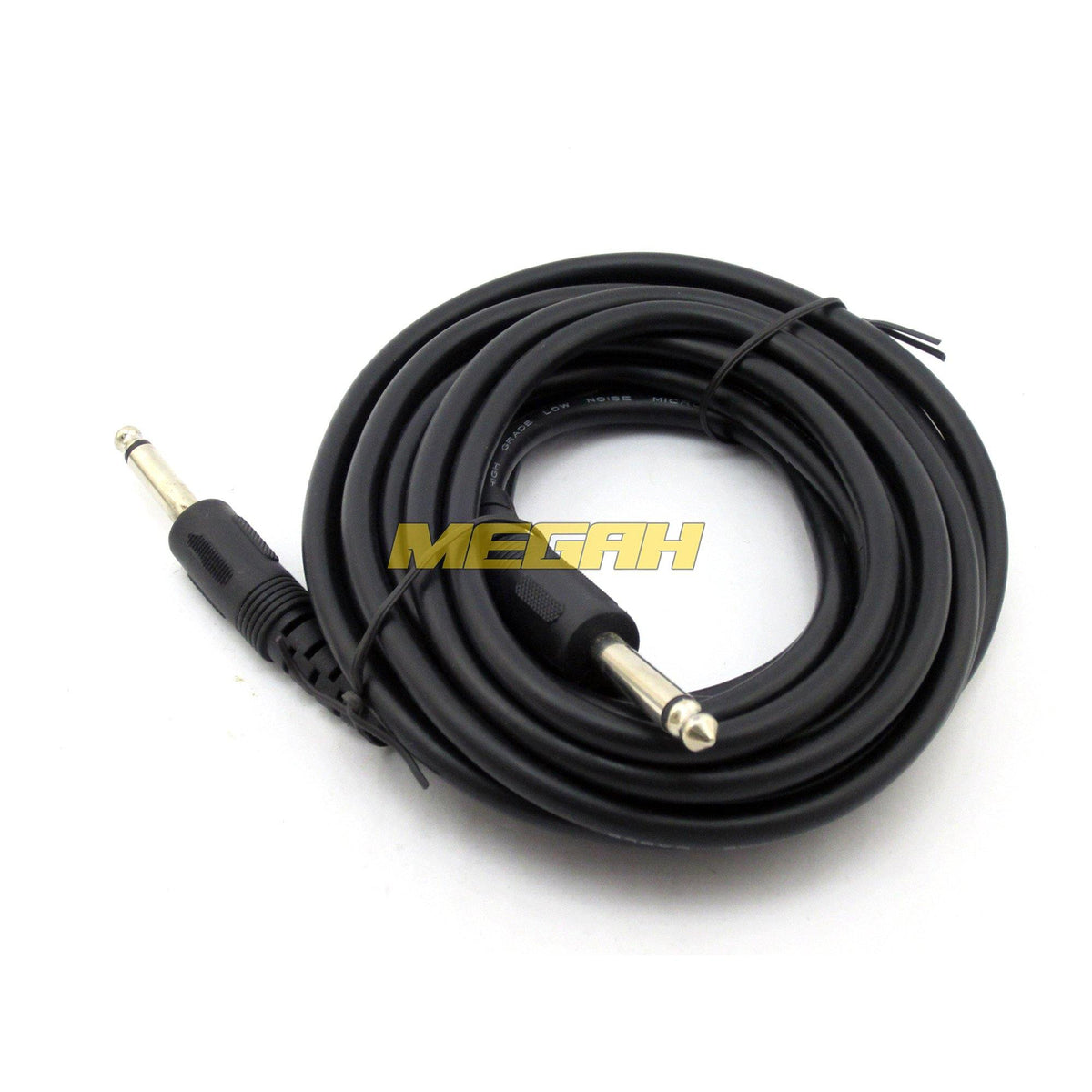 KABEL JACK GITAR 5 MT HITAM IMPORT AM589 - Megah Sport Gambar utama produk