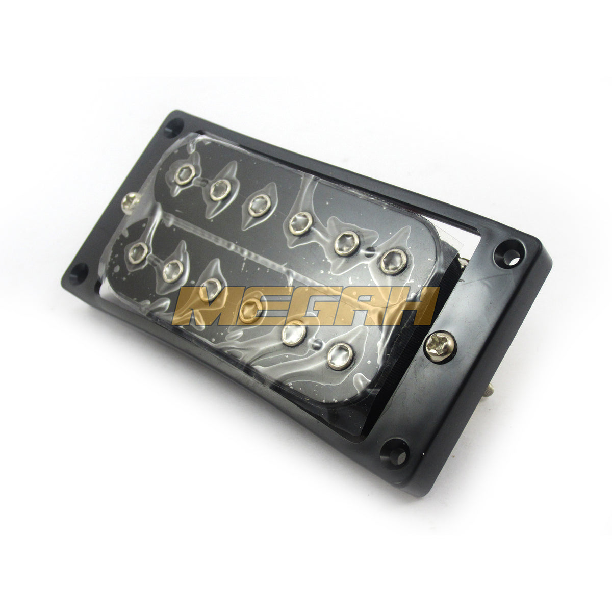 PICK UP (ADJUSTABLE) 6 STRING BRIDGE/NECK - BLACK AG762 - Megah Sport Gambar utama produk