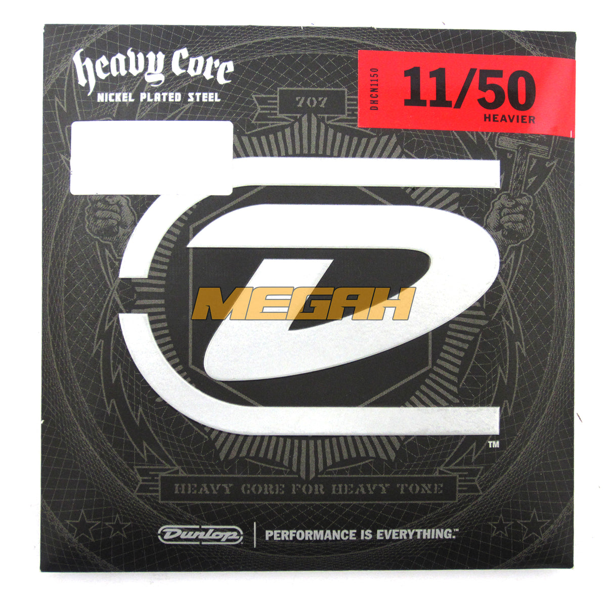 SENAR DUNLOP GITAR ELEKTRIK 11/50 HEAVY CORE (SG063) - Megah Sport Gambar utama produk