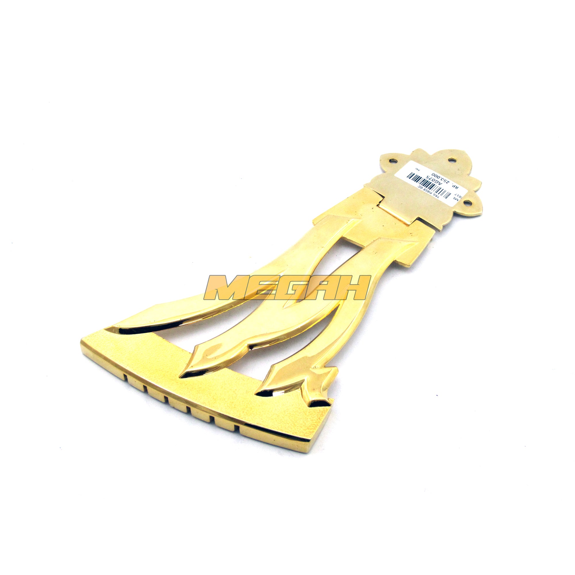 TAIL PIECE GOLD AND CHROME MDL W (AG075) Gambar sekunder produk