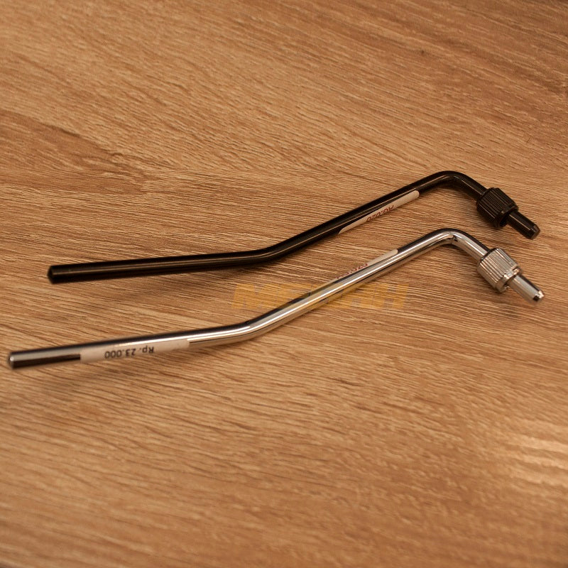HANDLE TREMOLO NINGHUNG GITAR - BLACK & CHROME Gambar utama produk