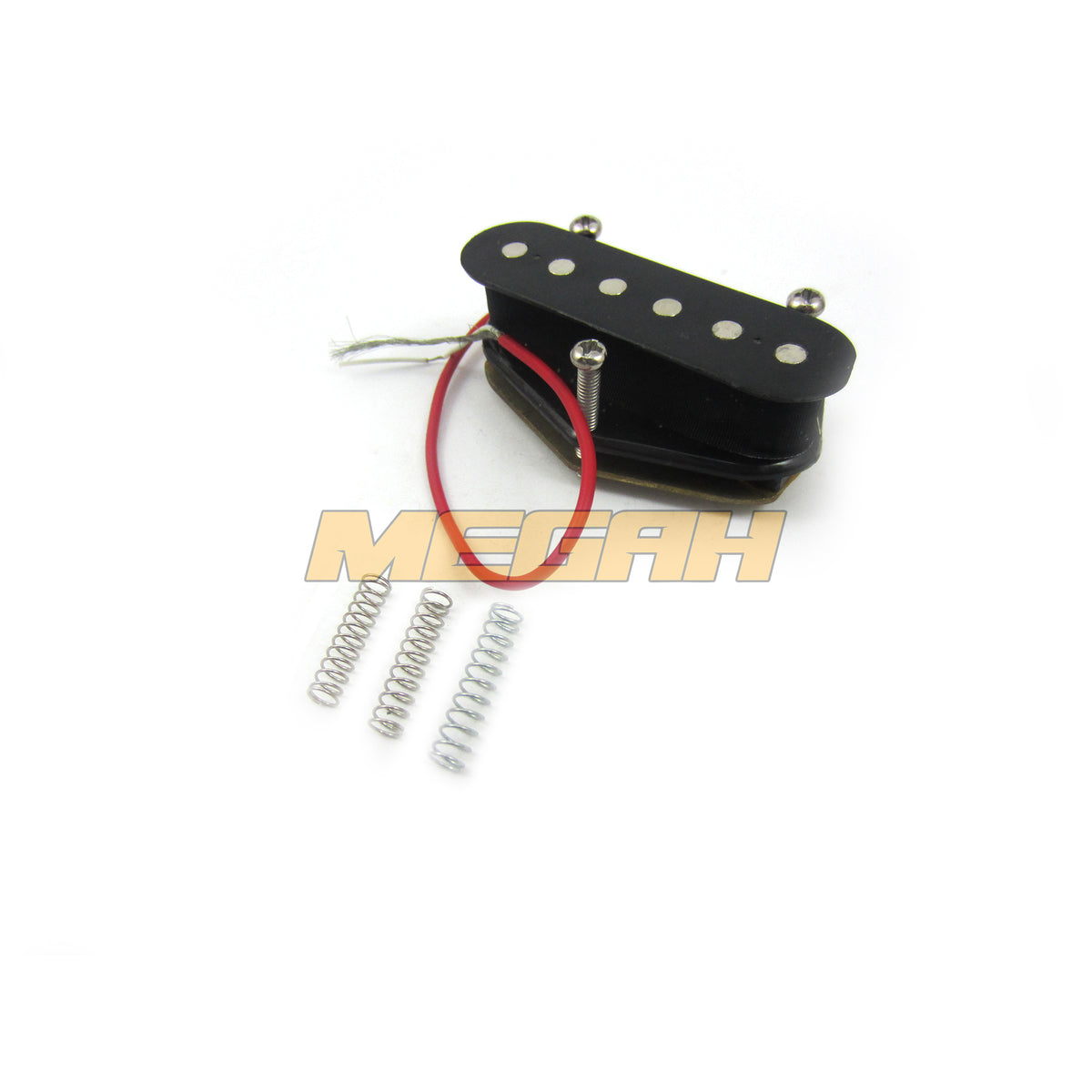 PICK UP TELECASTER 6 STRING BRIDGE - BLACK (AG769) - Megah Sport Gambar utama produk