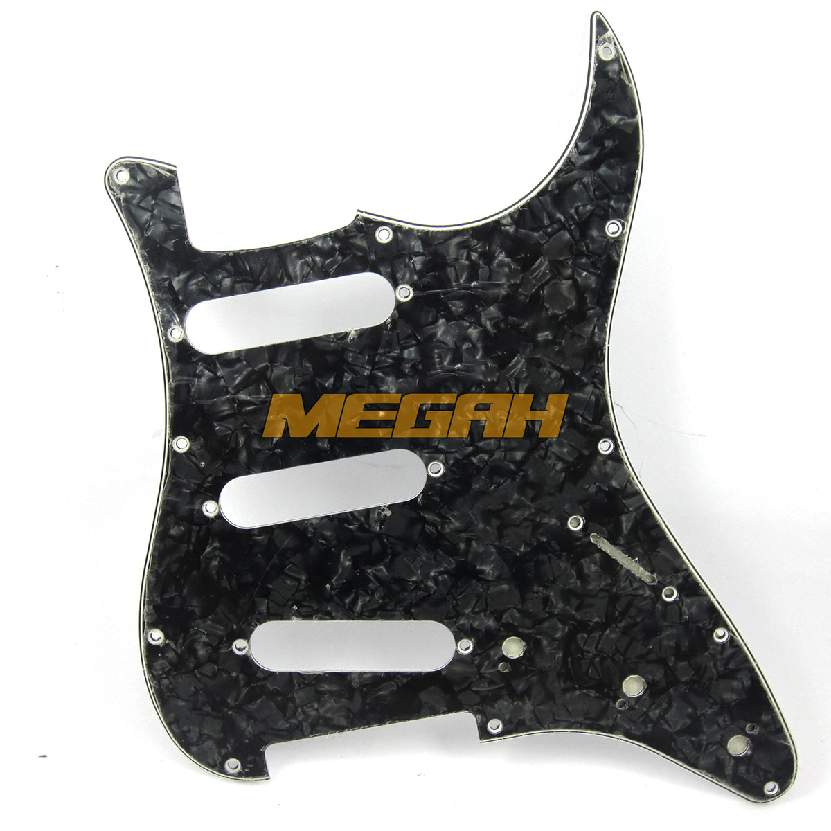 PICKGUARD STRATO CASTER - BLACK PEARL (AG324) - Megah Sport