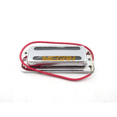 MINI HUMMBUCKER ALNICO BRIDGE/NECK - SILVER (AG756) - Megah Sport