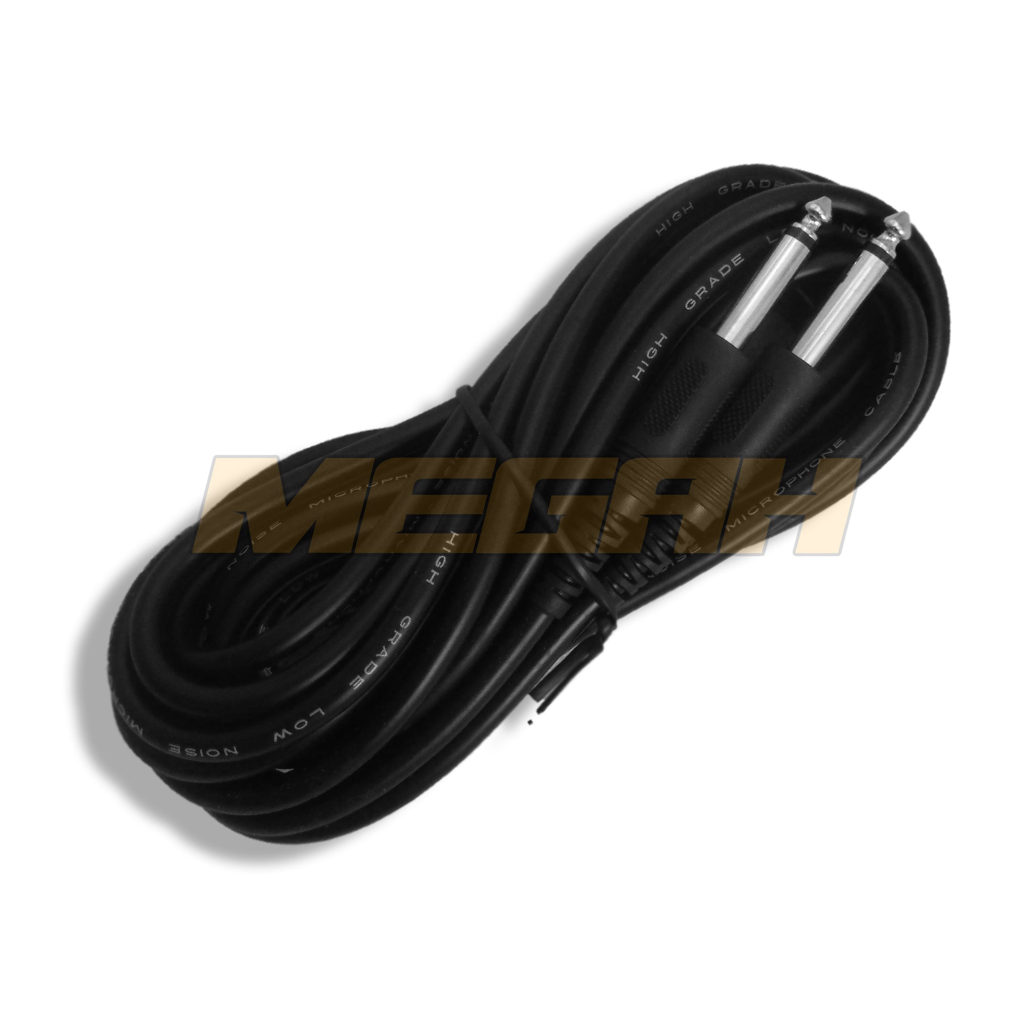KABEL JACK GITAR 5 MT HITAM IMPORT (AM589) Gambar sekunder produk
