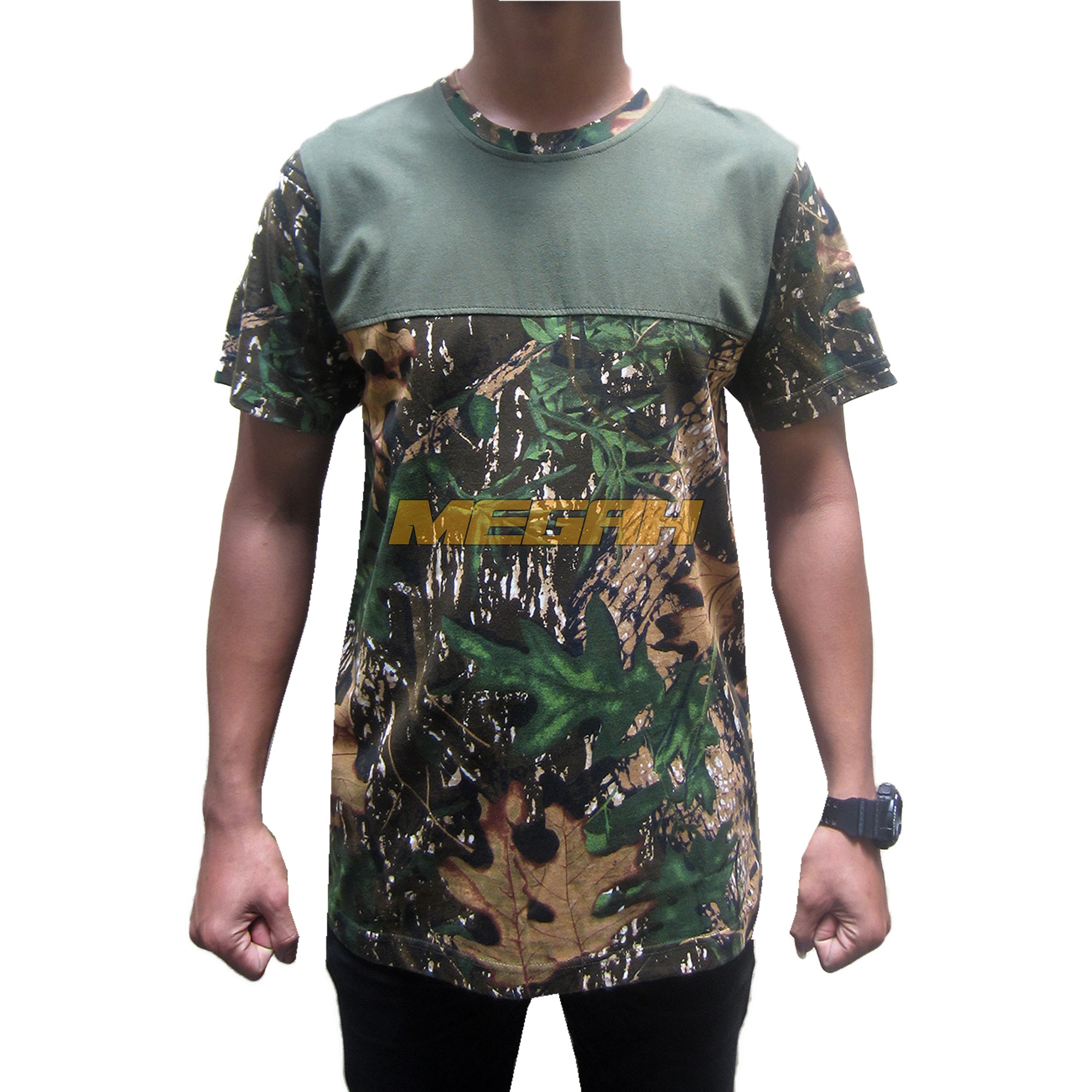 GREYHOUND T-SHIRT CAMOUFLAGE COMBINATION (KS015) Gambar sekunder produk