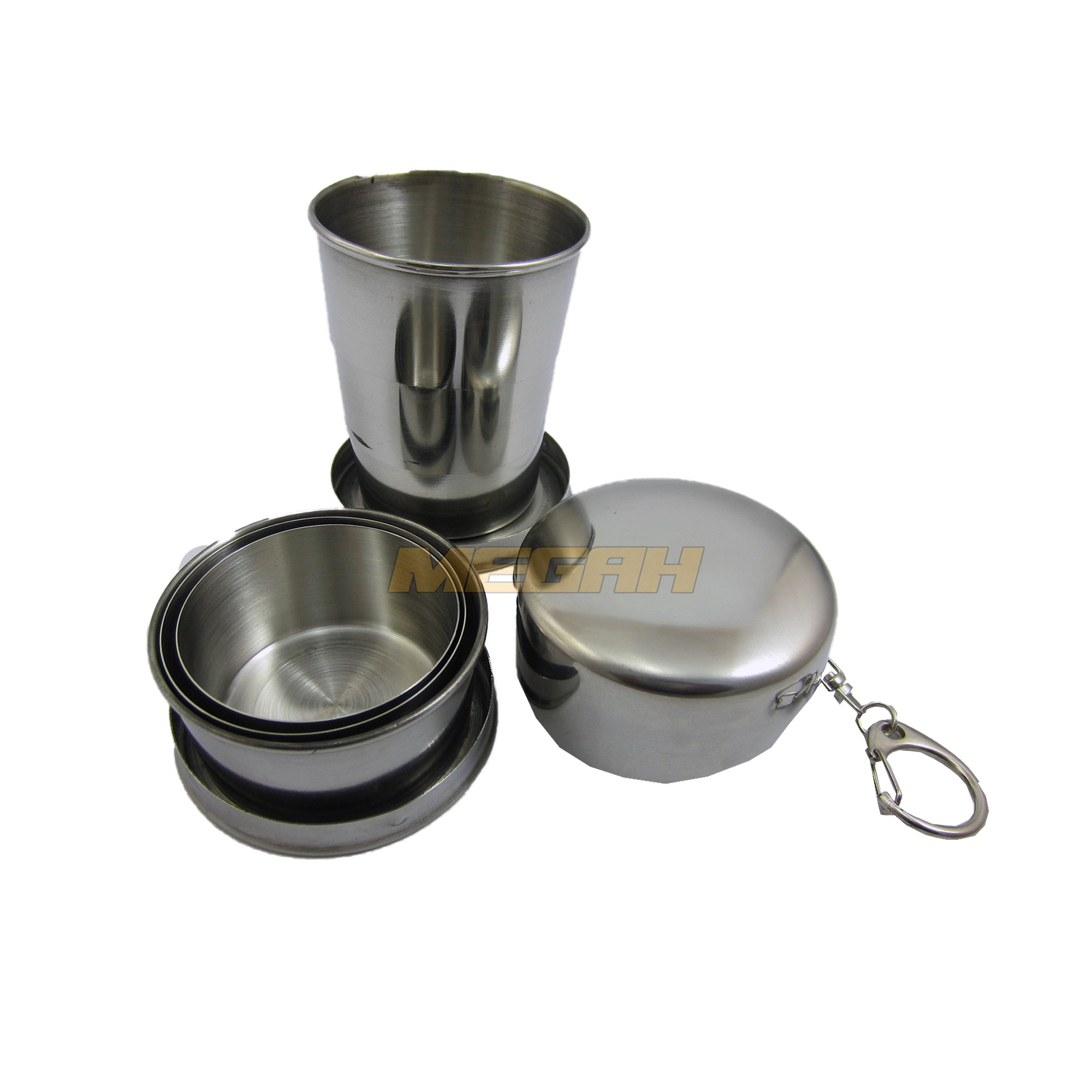 GELAS SUSUN STAINLES PORTABLE (LA049) - Megah Sport