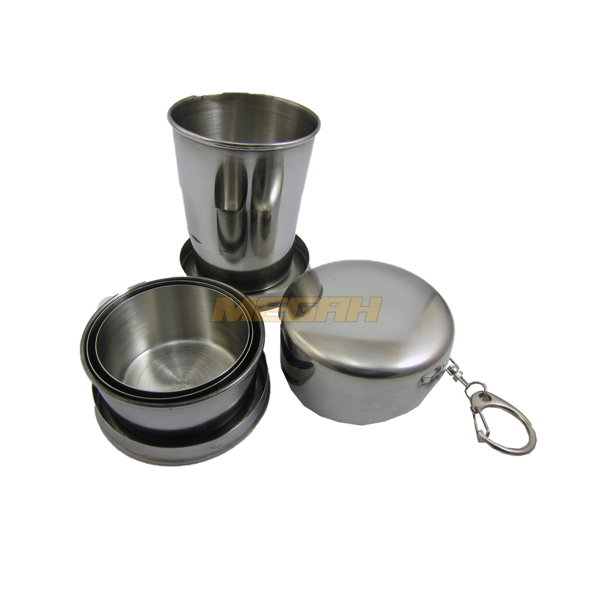 GELAS SUSUN STAINLES PORTABLE (LA049) - Megah Sport