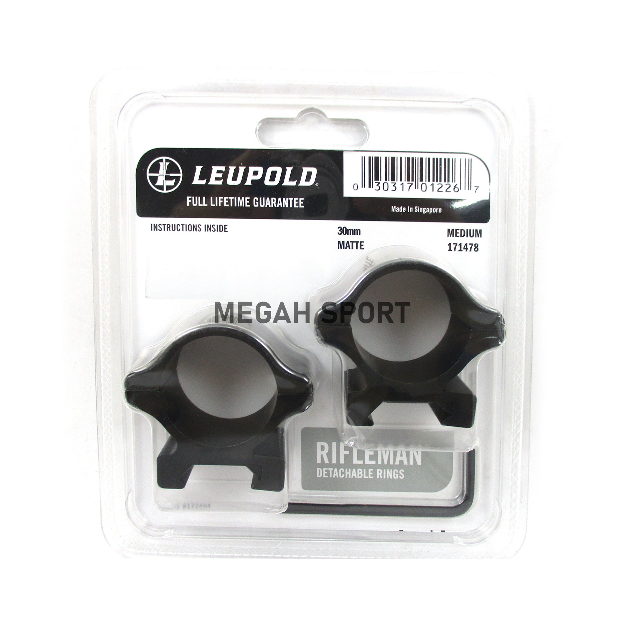 MOUNTING LEUPOLD RIFLEMAN 30MM MEDIUM (MT681) - Megah Sport