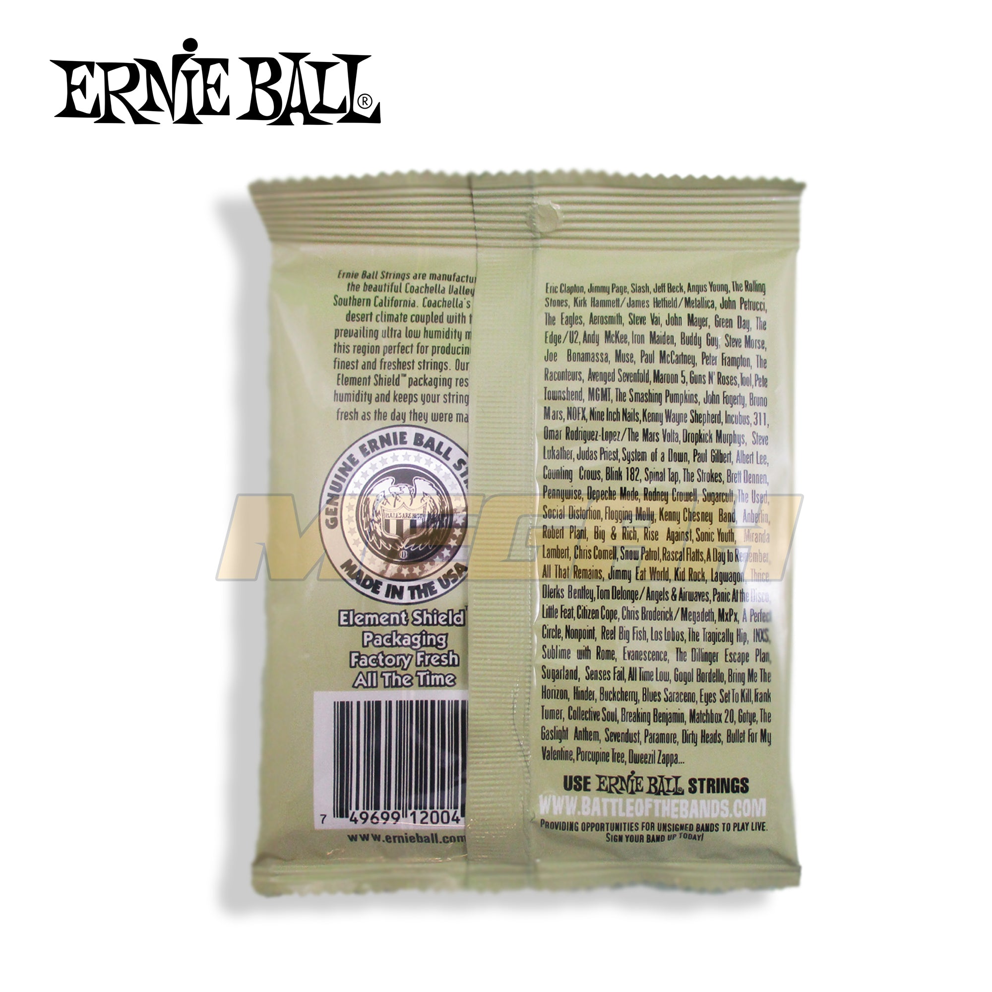SENAR GITAR ACCOUSTIC ERNIE BALL (SG162) Gambar sekunder produk