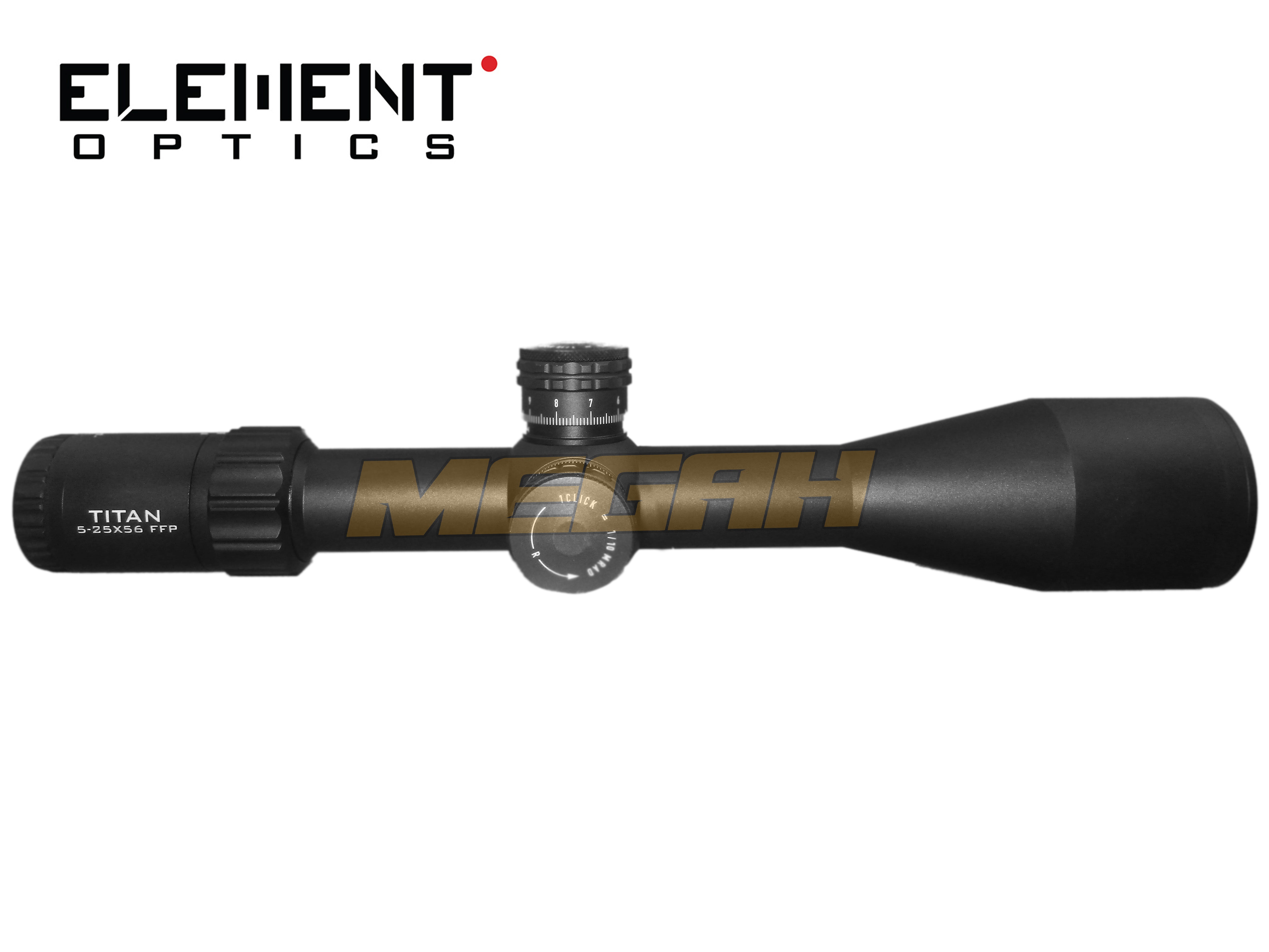ELEMENT OPTICS TITAN 5-25X56 FFP APR-1C MRAD (TC284) - Megah Sport