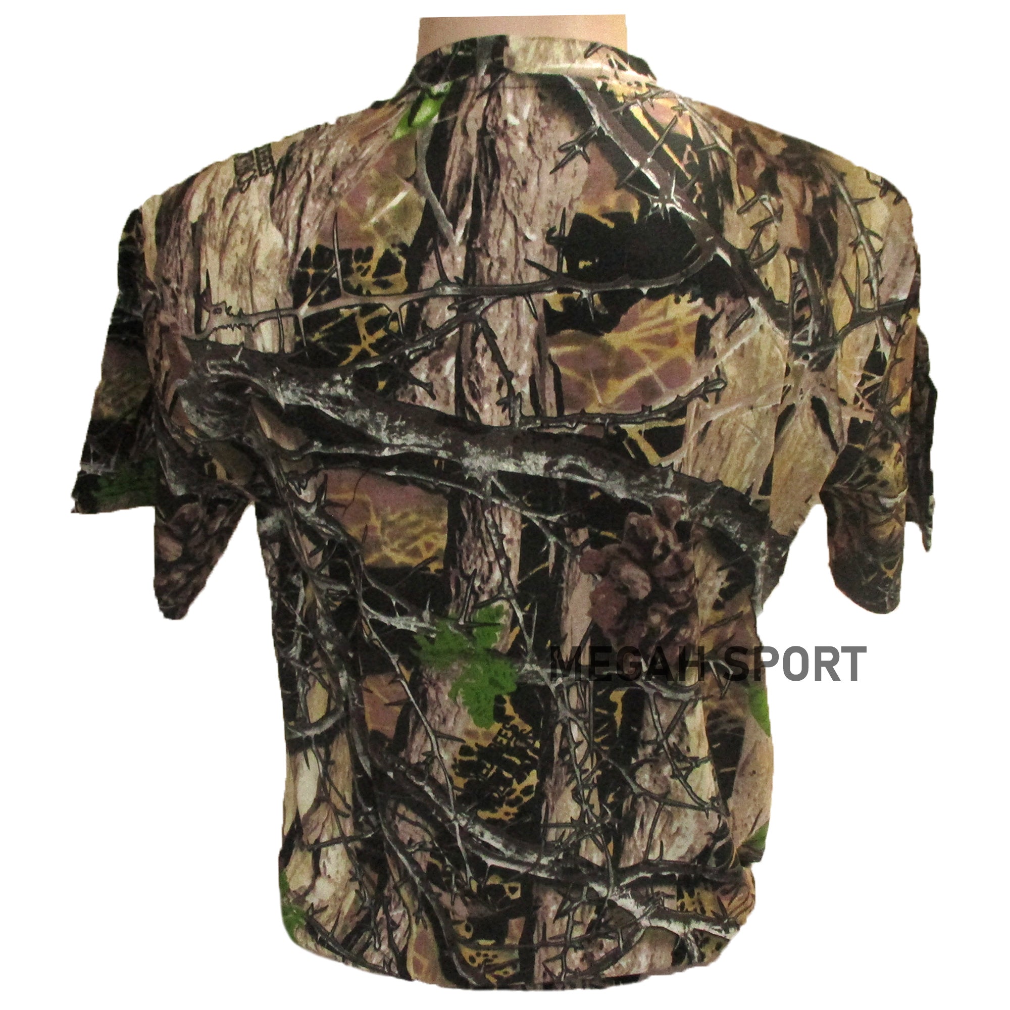 KAOS TANGAN PENDEK STRETCH CAMO (KS083) - Megah Sport