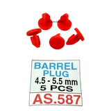BARREL PLUG 4,5-5,5MM