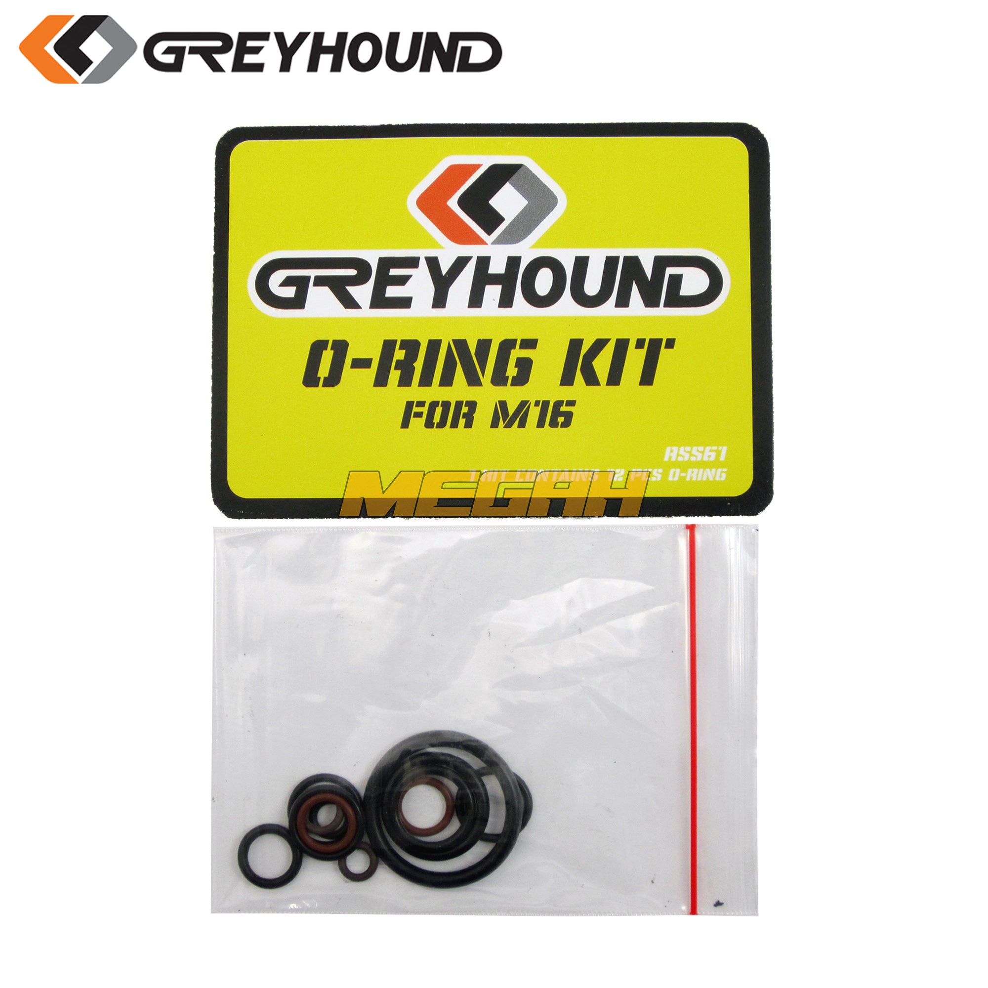 SPAREPART O RING KIT UNTUK GREYHOUND M16 Gambar sekunder produk