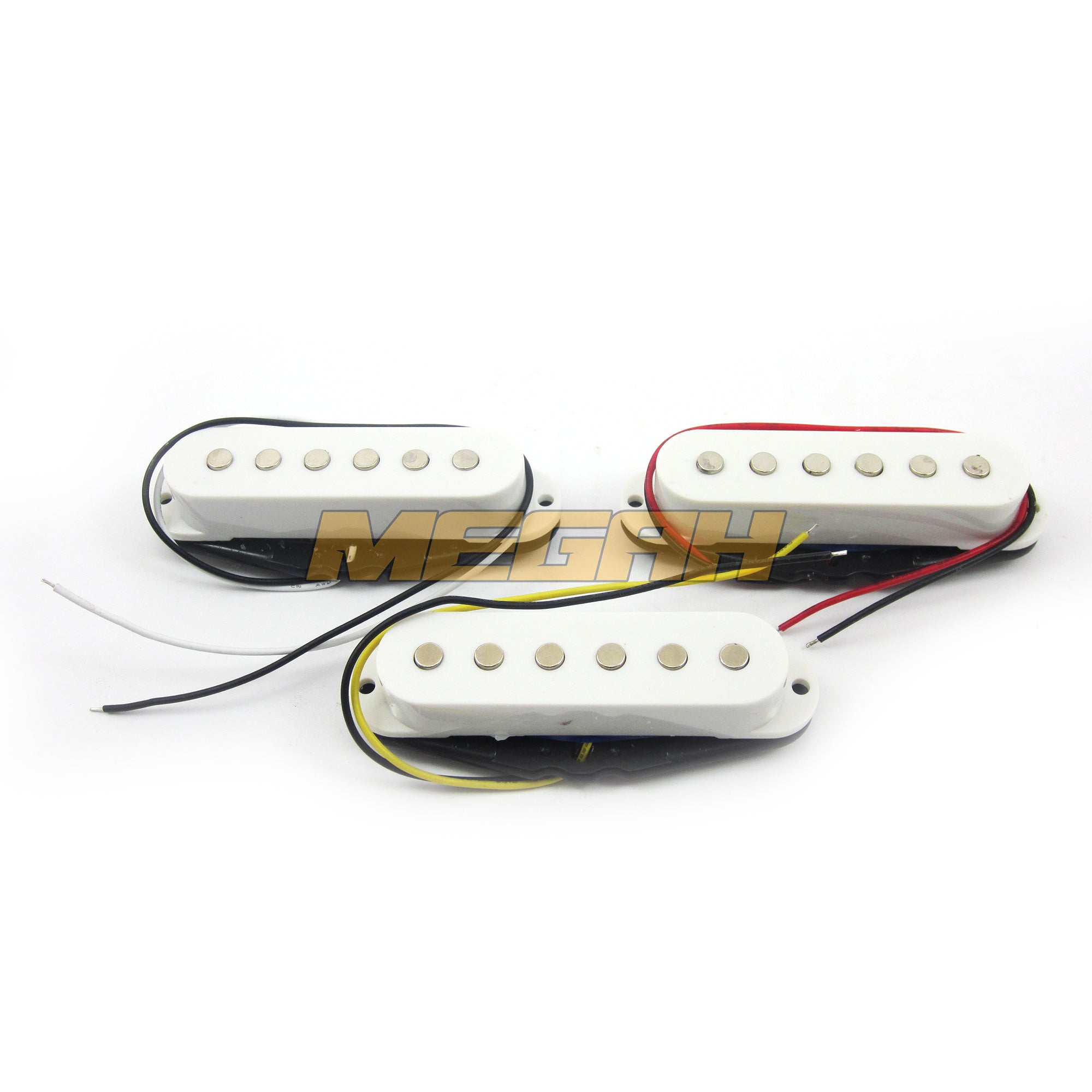 PICK UPS SINGLE 6 STRING SET (NECK, MEDIUM & BRIDGE) Gambar sekunder produk