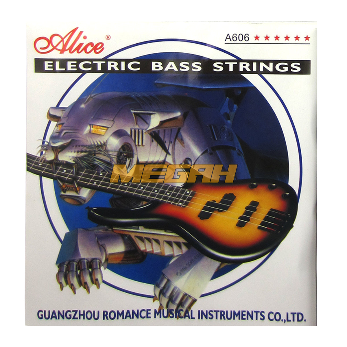 SENAR ALICE GITAR A606-M - 4 STRING (SG211) - Megah Sport Gambar utama produk
