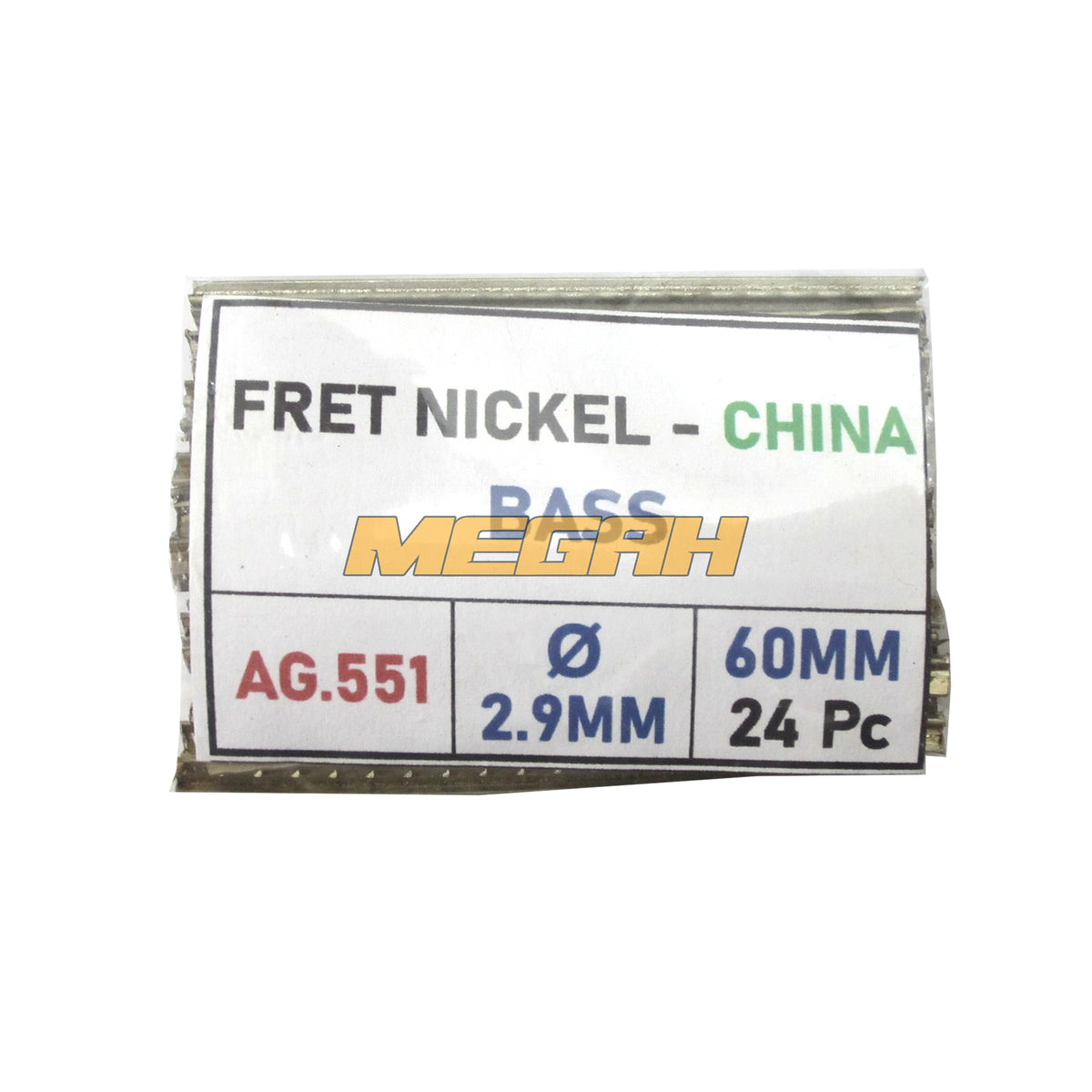 KAWAT FRET GITAR NICKEL CHINA - BASS (AG551) - Megah Sport Gambar utama produk