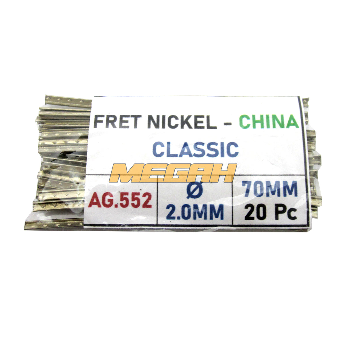 KAWAT FRET GITAR NICKEL CHINA - CLASSIC (AG552) - Megah Sport Gambar utama produk