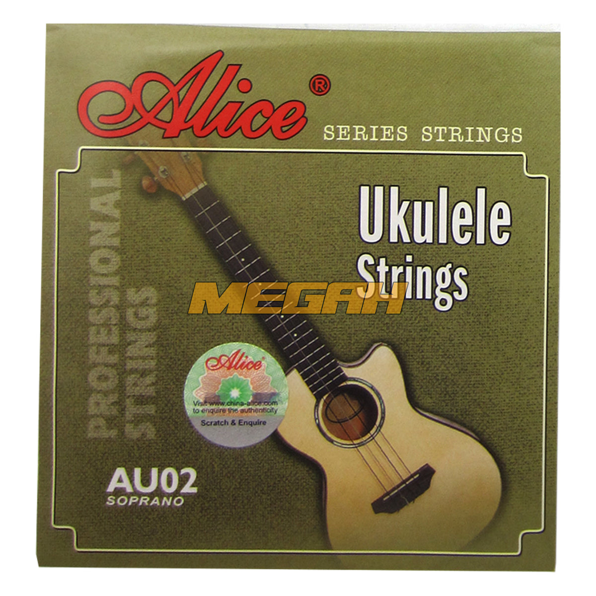 SENAR ALICE UKULELE AU02 - 4 STRING (SG204) - Megah Sport Gambar utama produk