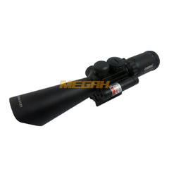 SPIKE 3.5-10X40 E + RED LASER MD-R6 (TC720) - Megah Sport