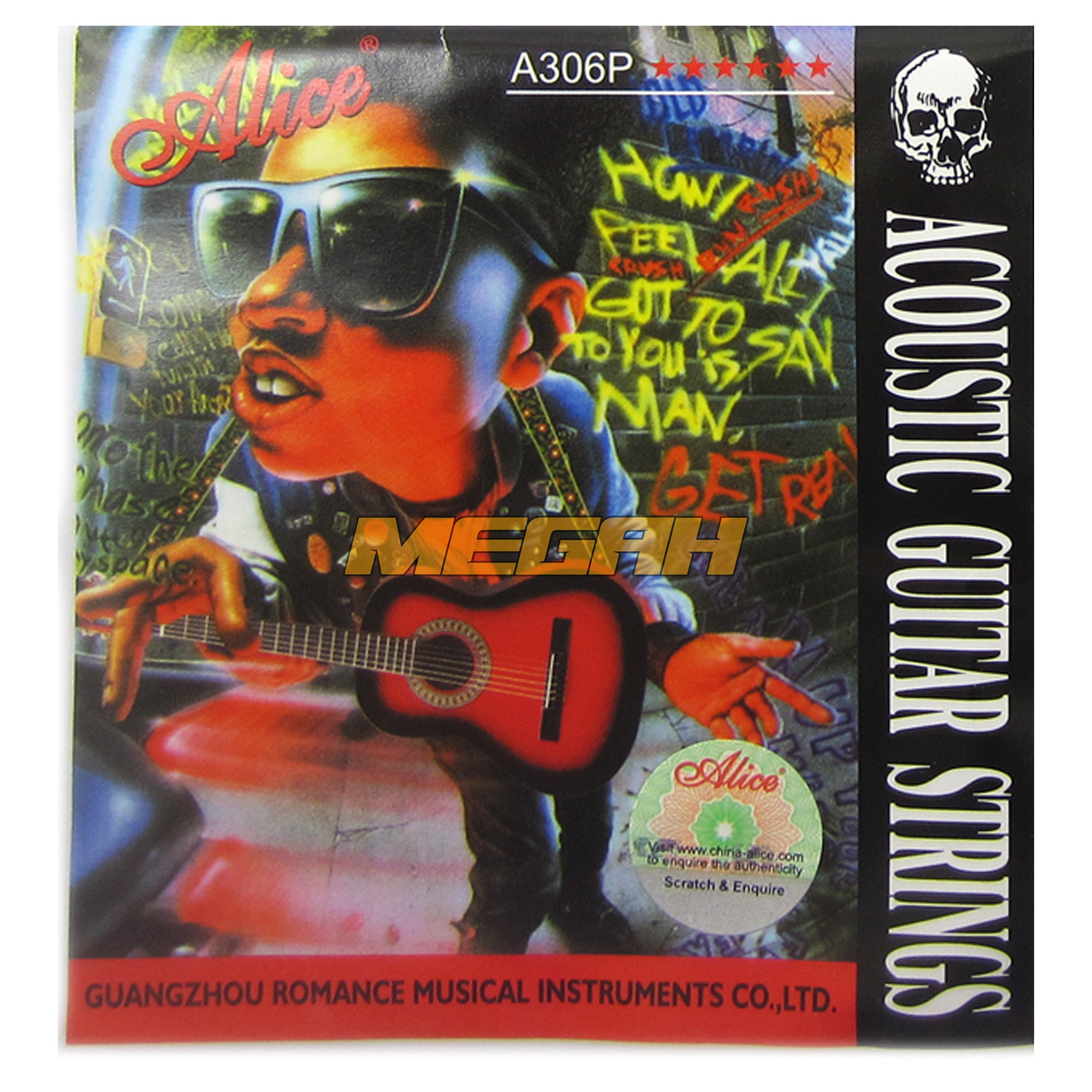 SENAR GITAR ACCOUSTIC ALICE 306P-SL - 0.11 (SG190) Gambar sekunder produk