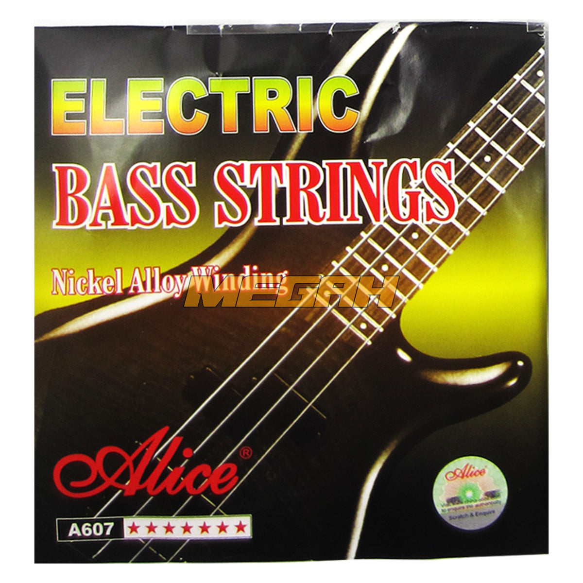 SENAR ALICE BASS A607-M - 4 STRING (SG216) - Megah Sport Gambar utama produk