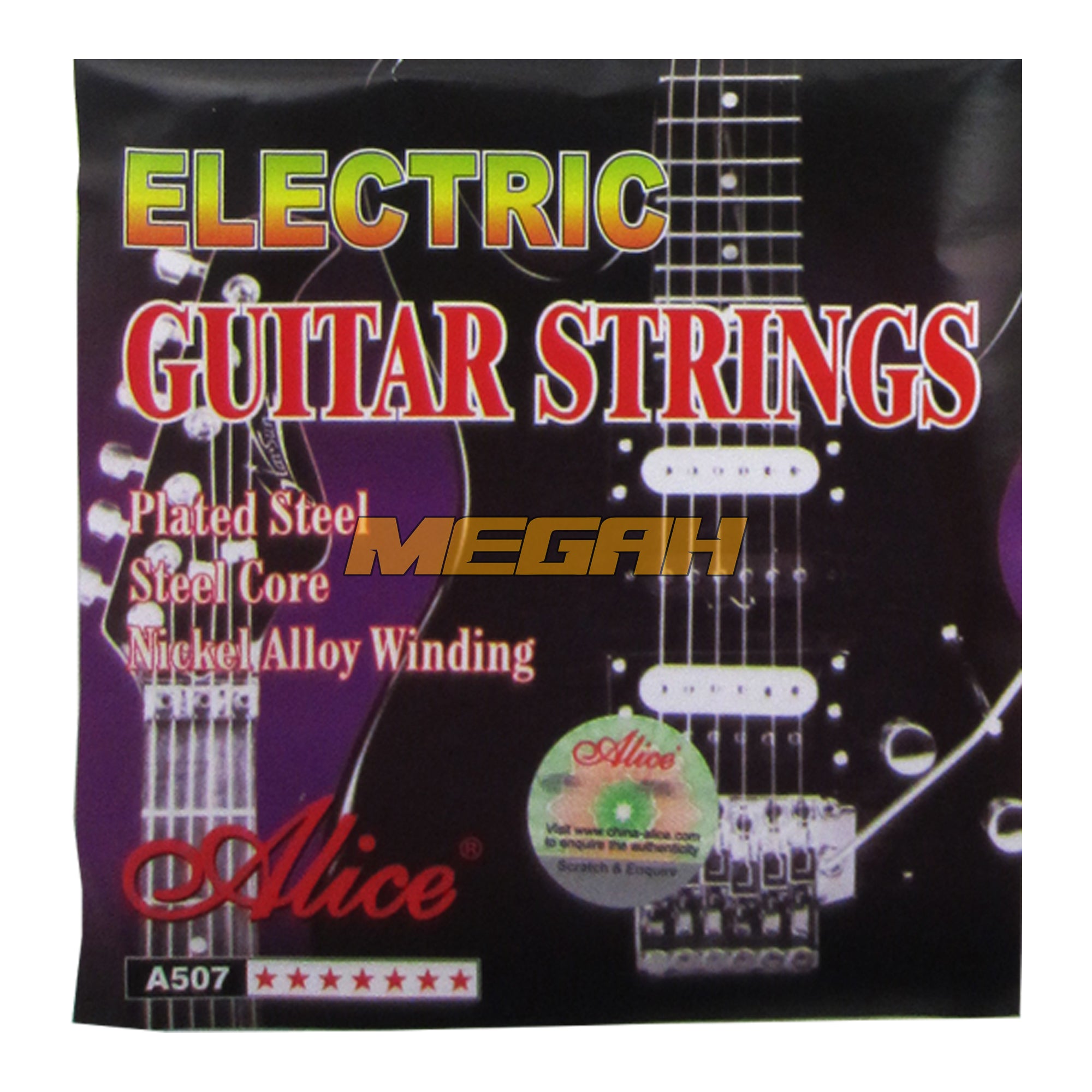 SENAR GITAR ELEKTRIK ALICE A507SL Gambar sekunder produk