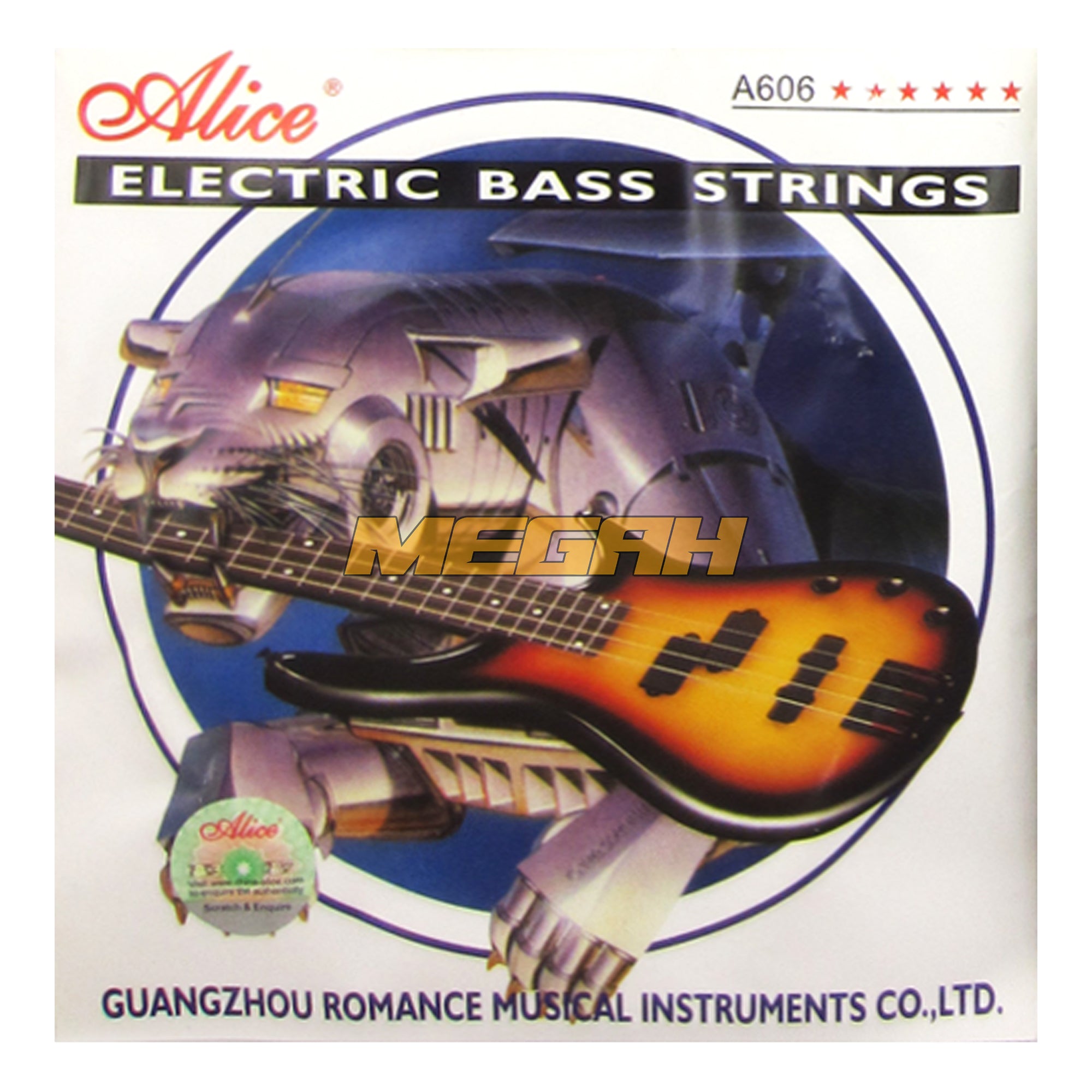 SENAR ALICE BASS A606-M - 6 STRING (SG209) Gambar sekunder produk