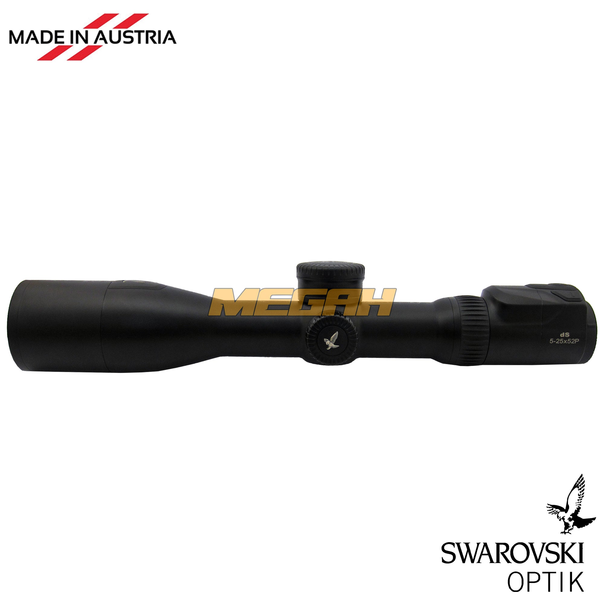 SWAROVSKI DS 5-25x52 P with MOUNT (TC327) - Megah Sport