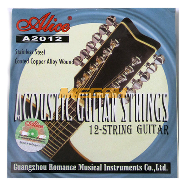 SENAR ALICE GITAR AKUSTIK A2012 (SG181) - Megah Sport