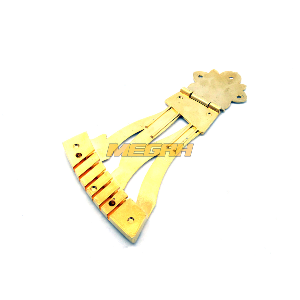 TAIL PIECE GOLD AND CHROME MDL W AG075 - Megah Sport Gambar utama produk