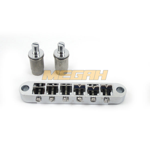 TUNE-O-MATIC 6 STRING - CHROME (AG092) - Megah Sport