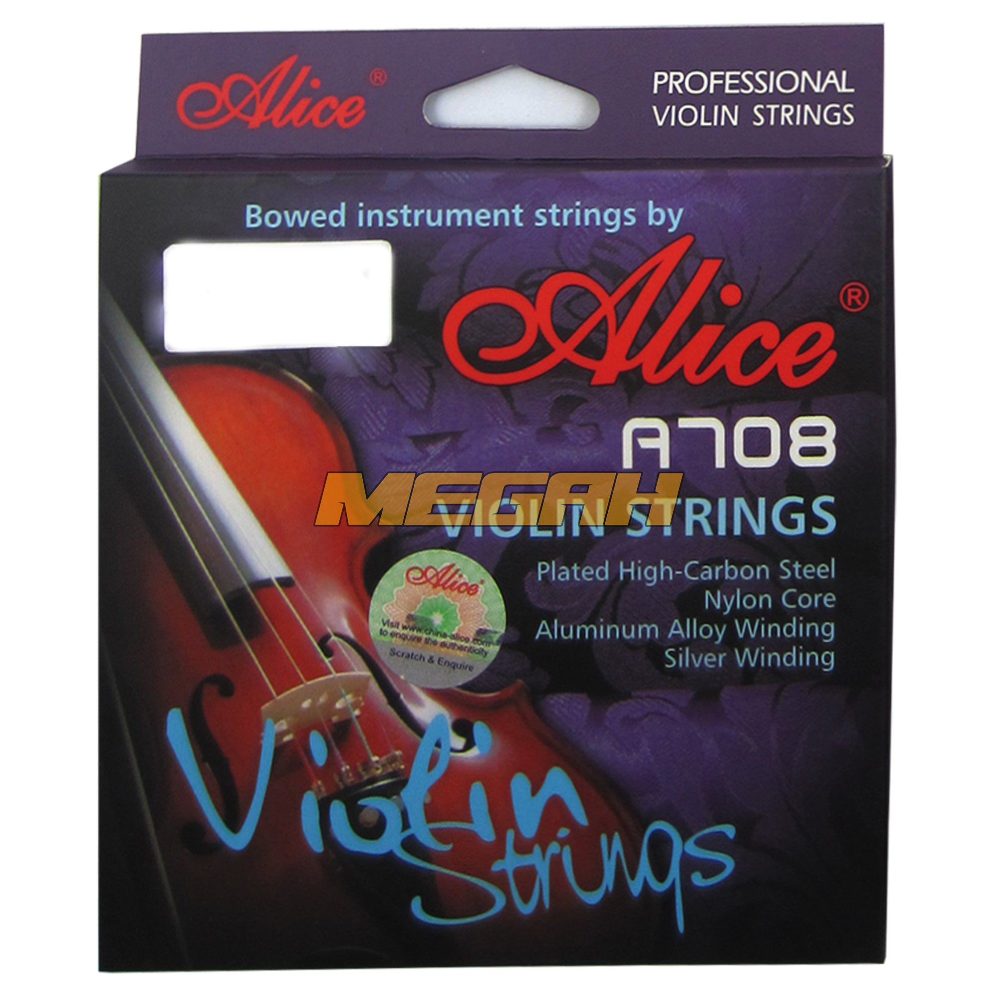 SENAR ALICE VIOLIN A708 (SG027) - Megah Sport