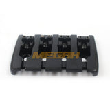 BRIDGE BASS 4 STRING - BLACK/CHROME (AG041) - Megah Sport