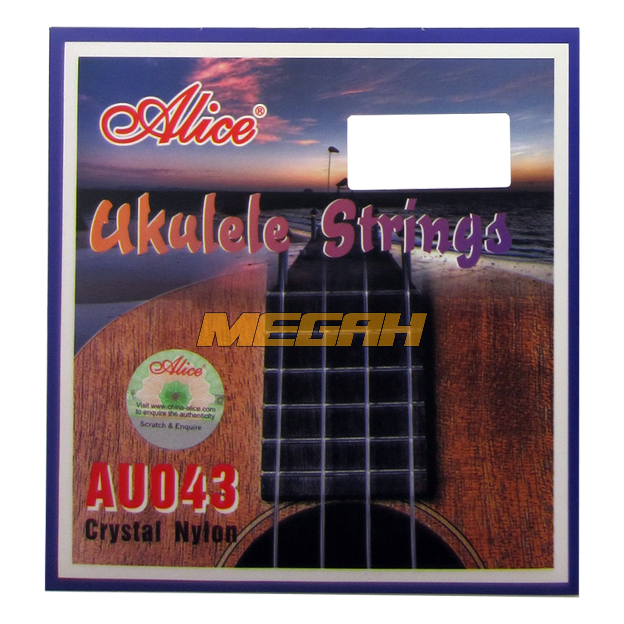 SENAR ALICE UKULELE AU043 - 4 STRING (SG025) - Megah Sport