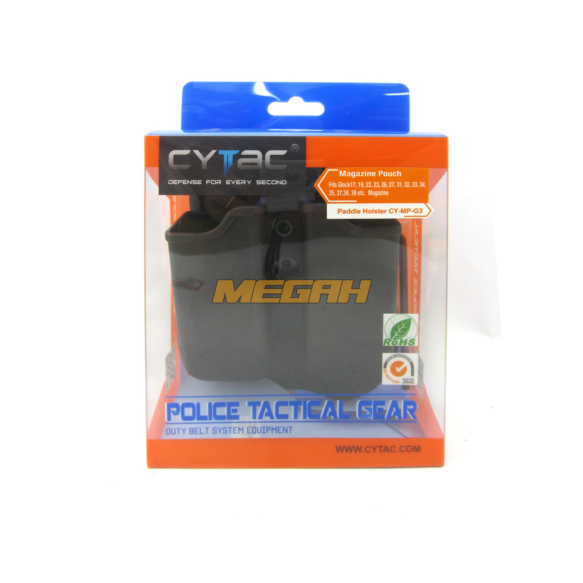 HOLSTER CYTAC DOUBLE MAGAZINE FIT GLOCK Gambar sekunder produk