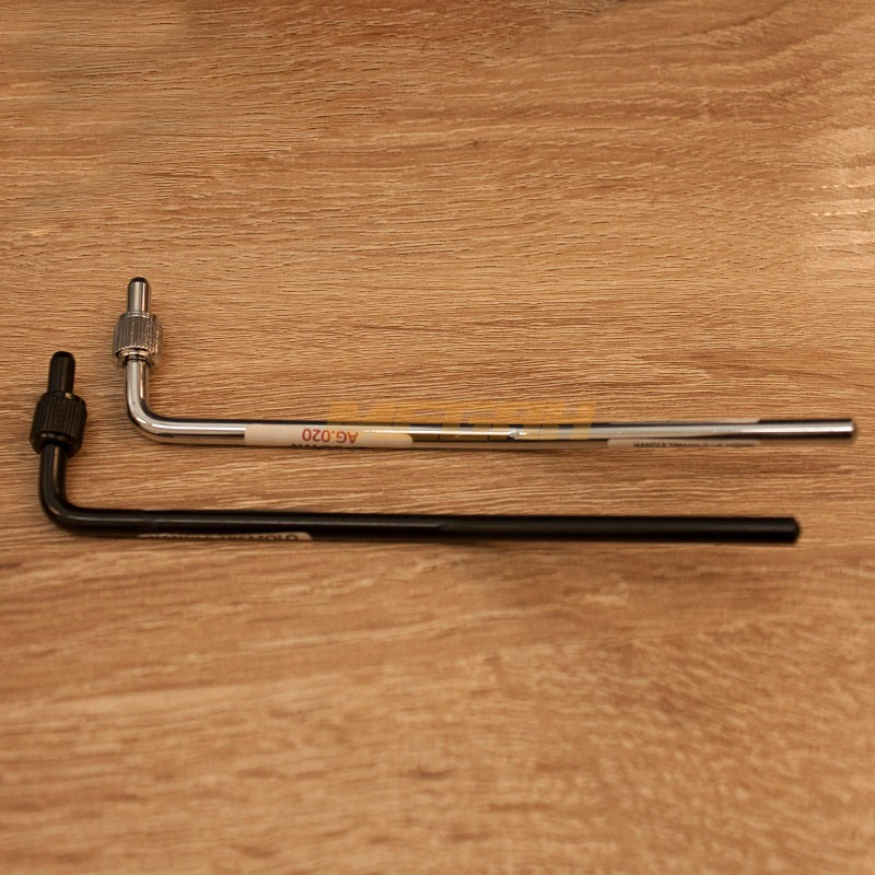 HANDLE TREMOLO NINGHUNG GITAR - BLACK & CHROME