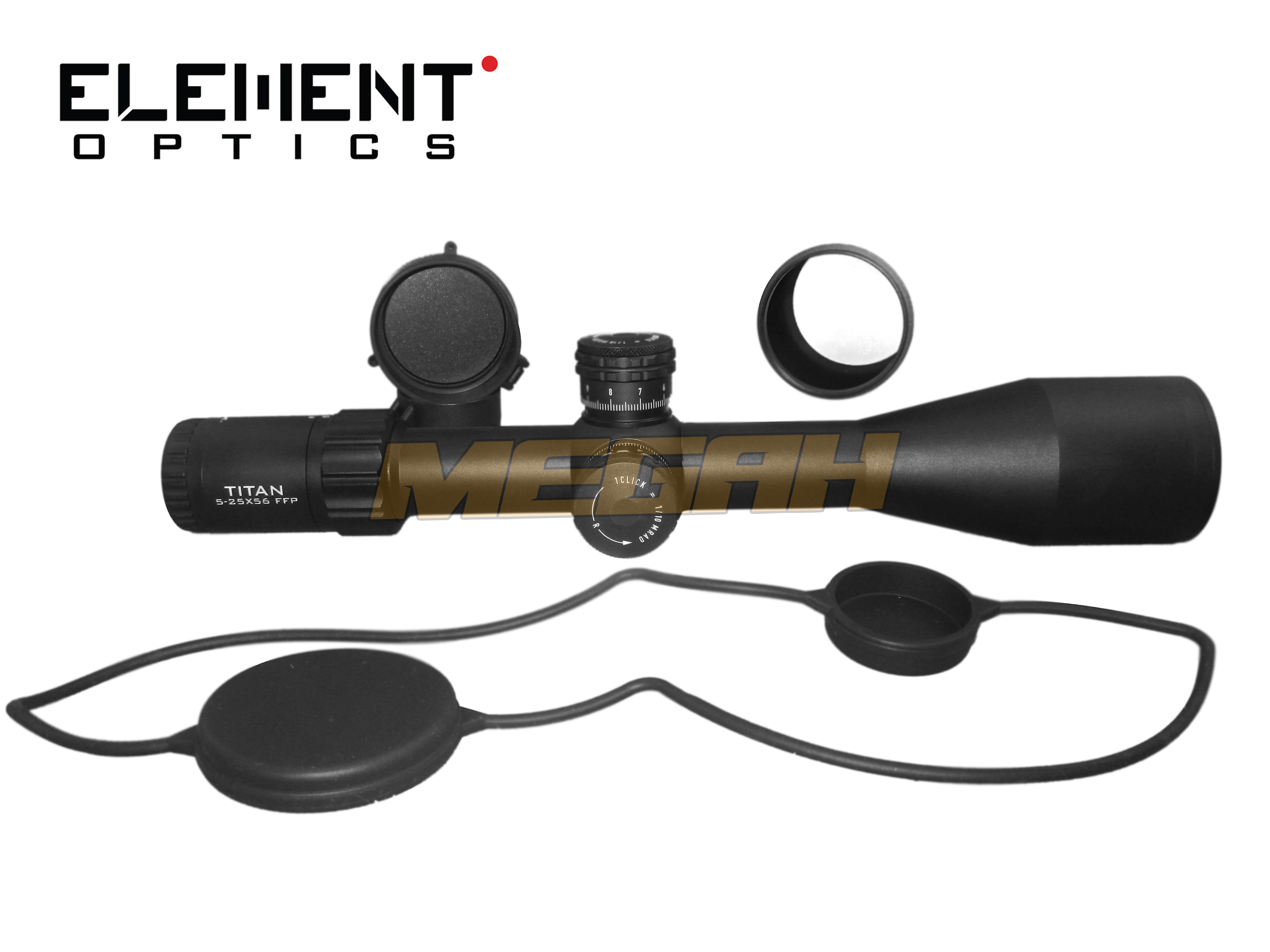 gun.cz - rifle scope Element Optics Titan 5-25x56 FFP APR-1C MRAD