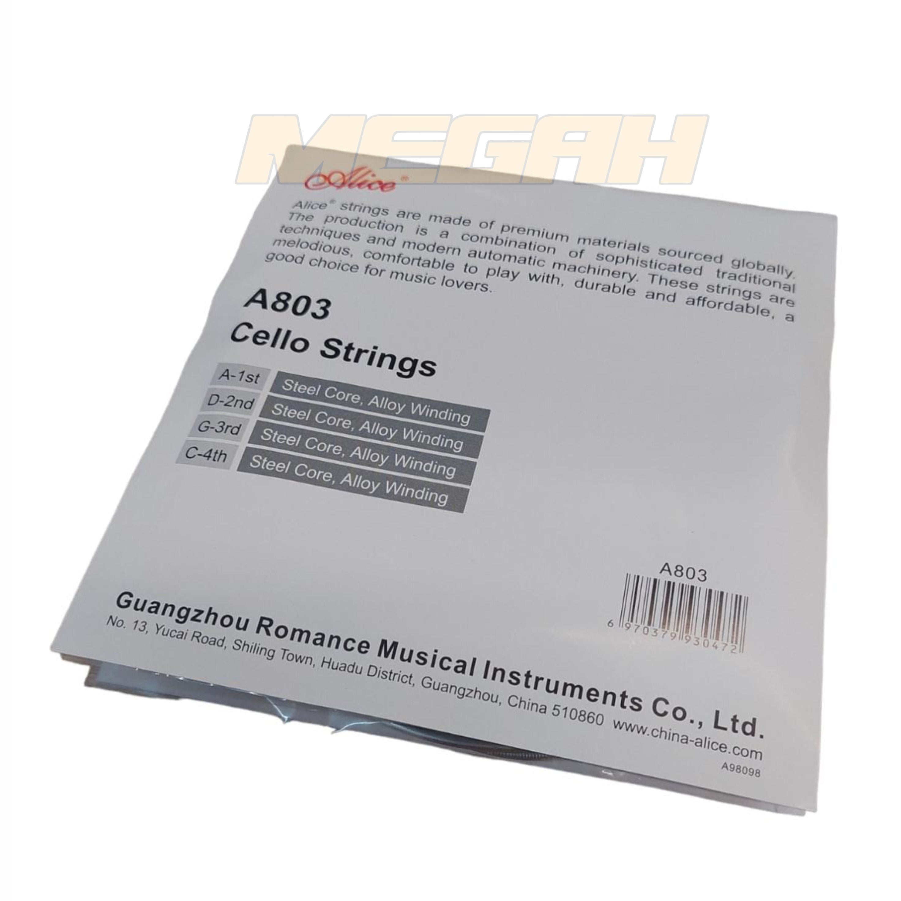 Senar Cello SENAR CELLO ALICE A803 (SG038) – Megah Sport