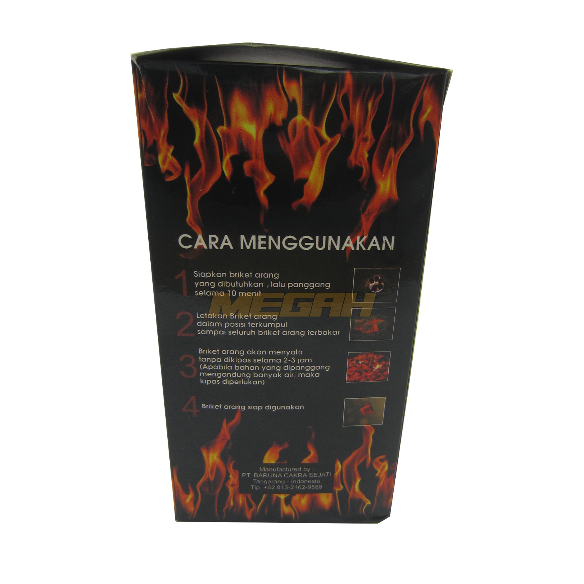 BRIKET ARANG PEMBAKAR 1KG (LA030) - Megah Sport