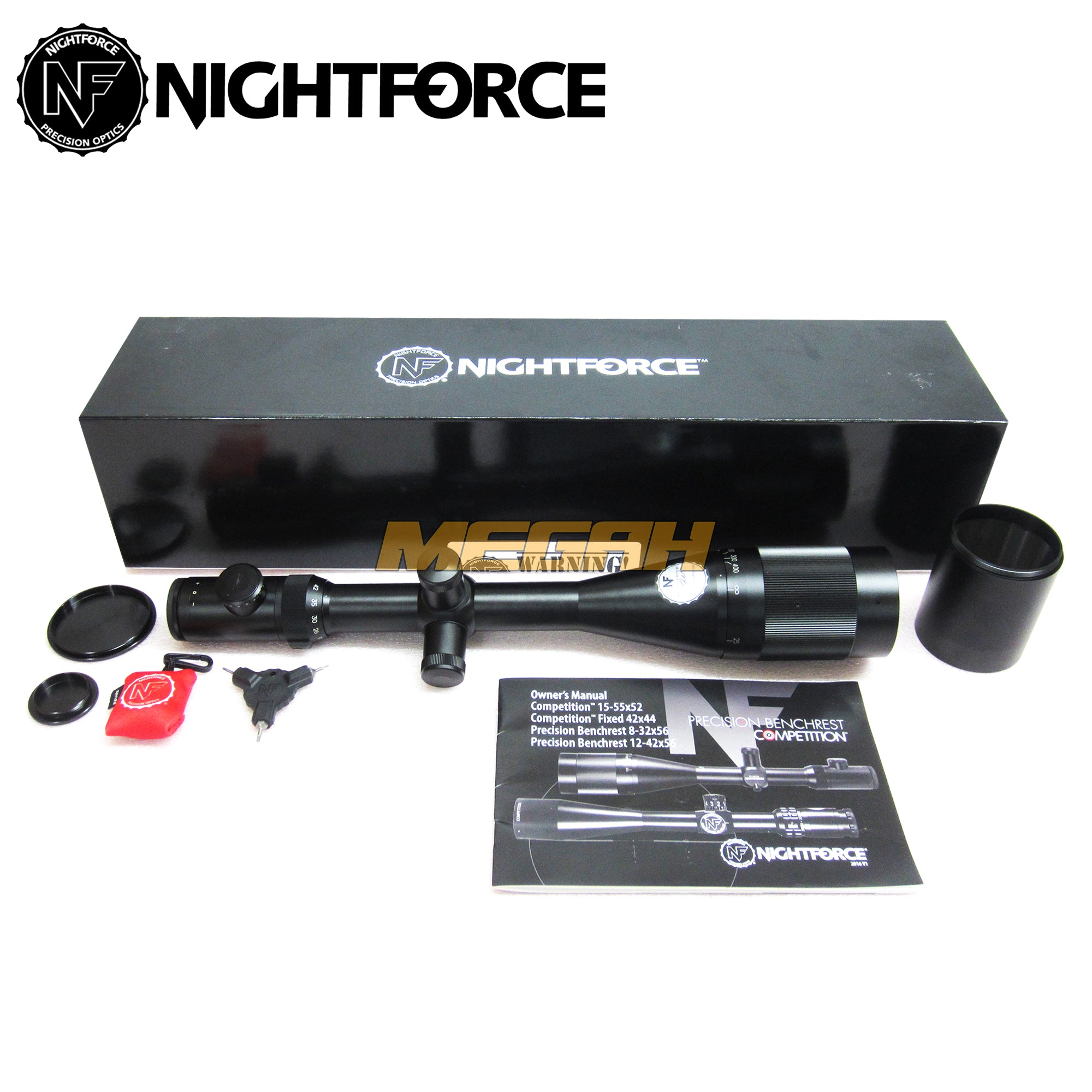 NIGHTFORCE PRECISION BENCHREST 8-32X56 AO E (TC362) - Megah Sport
