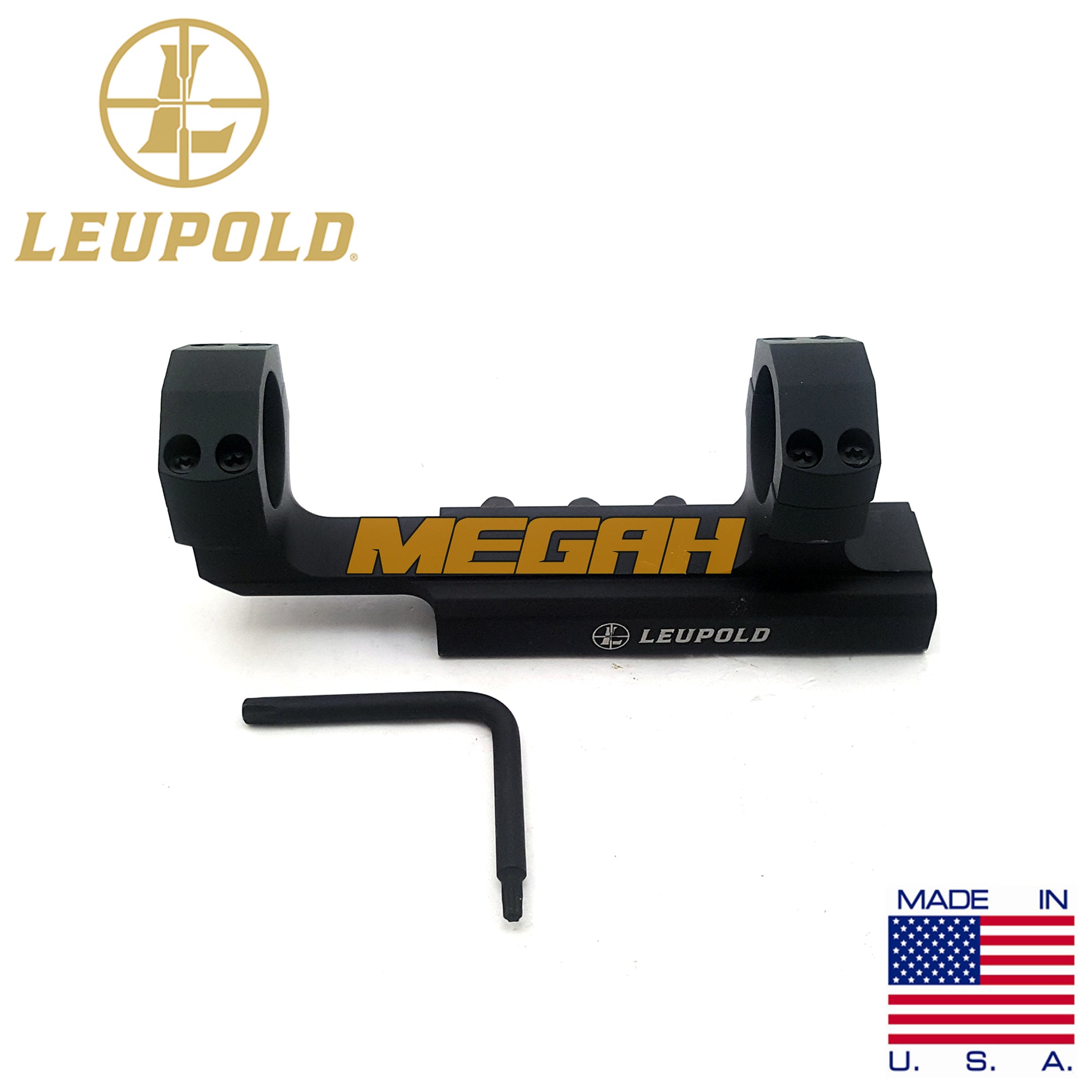 LEUPOLD MARK AR 1-PIECE RING MOUNT 25.4mm/1inch (MT684) - Megah Sport